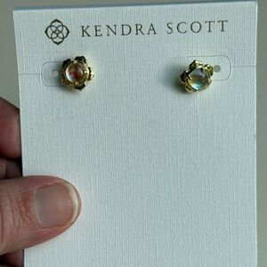 Kendra Scott Susie Stud Gold and Iridescent Earrings